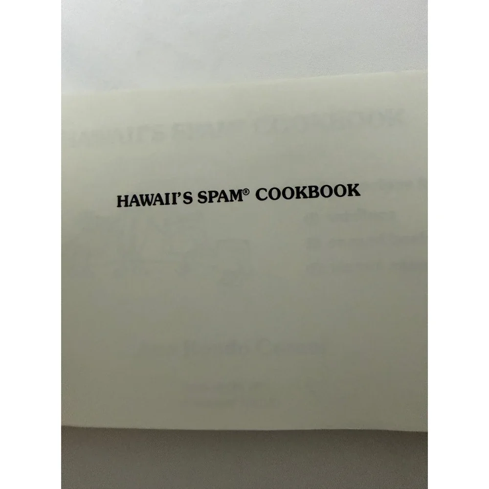 Hawaii's SPAM Cookbook Ann Kondo Corum Recipes Sardines Corned Beef Softcover